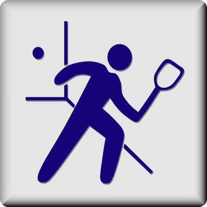 Download free human sport squash racket icon