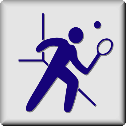 Download free human sport squash racket icon