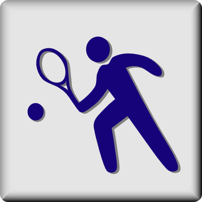 Download free human sport racket tennis icon