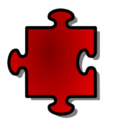 Download free red puzzle icon