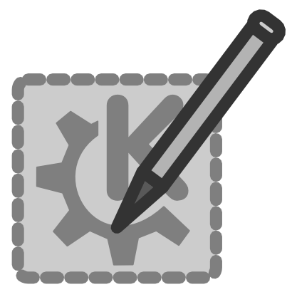 Download free pencil grey kde icon