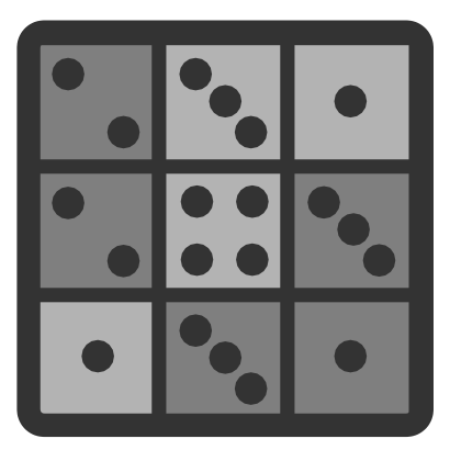 Download free grey dot square icon