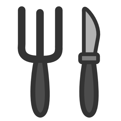 Download free covered knife fork weapon icon
