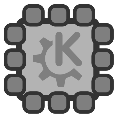 Download free grey square kde logo icon