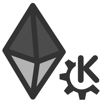 Download free rhombus grey kde logo icon