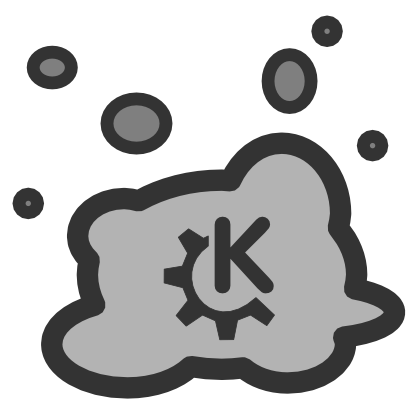 Download free grey cloud kde logo icon