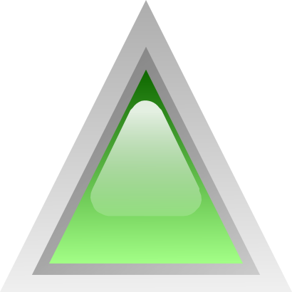 Download free green triangle icon
