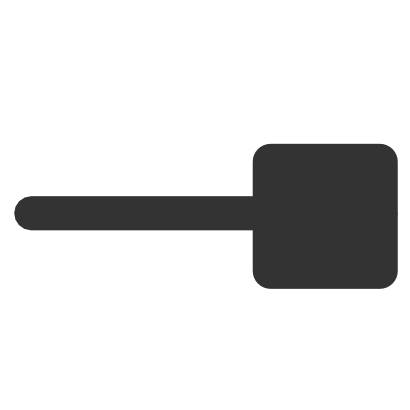 Download free square black stroke line icon