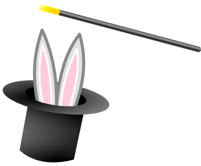 Download free ear rabbit hat magic wand icon