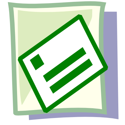 Download free letter sheet courier icon