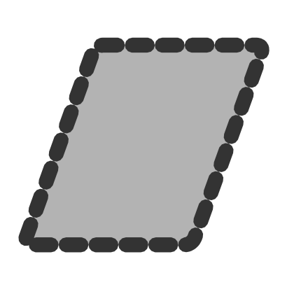 Download free rhombus grey icon
