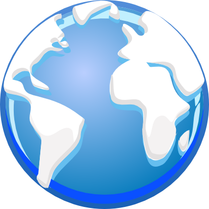 Download free card earth ocean continent planet icon