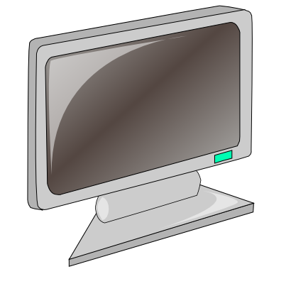 Download free computer screen data processing icon