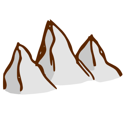 Download free mountain landscape hill icon