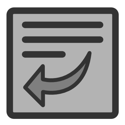 Download free grey arrow square line icon