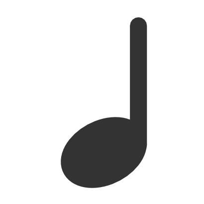 Download free music note sign icon