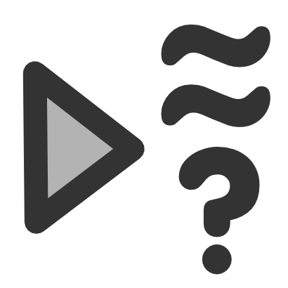 Download free grey dot triangle interrogation wind wave icon