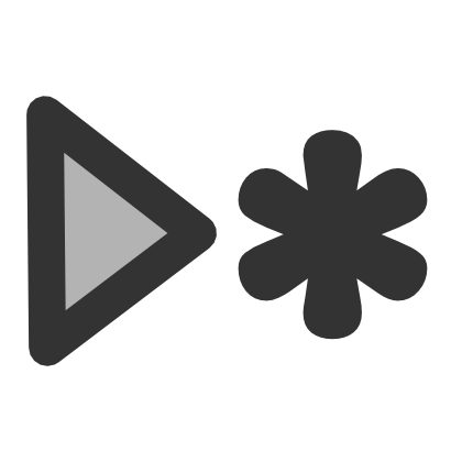 Download free grey triangle star icon