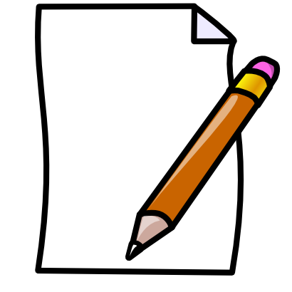 Download free pencil sheet paper icon