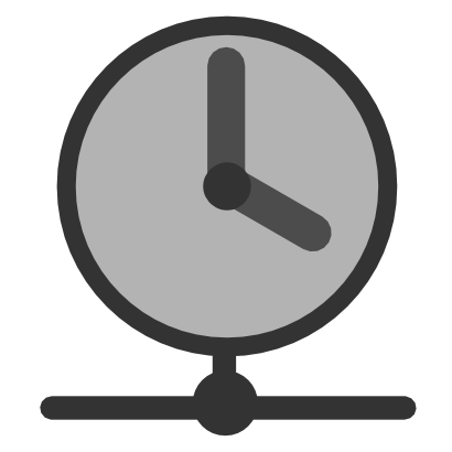 Download free grey clock hour icon