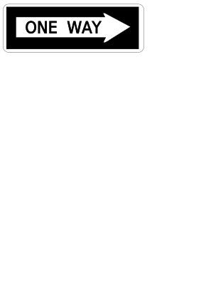 Download free way direction panel icon