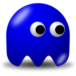 Download free blue ghost icon