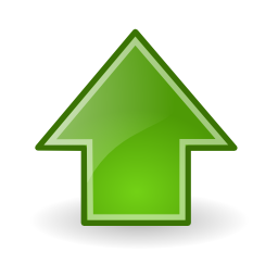 Download free arrow green top icon