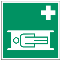 Download free pictogram green health bed icon