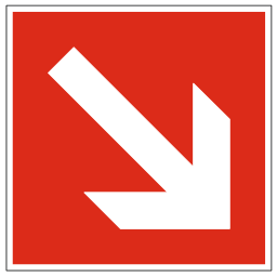 Download free red arrow pictogram right bottom icon
