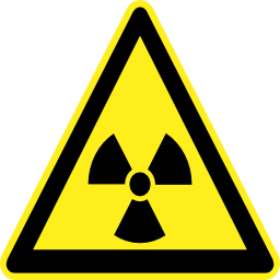 Download free pictogram triangle radioactivity risk icon